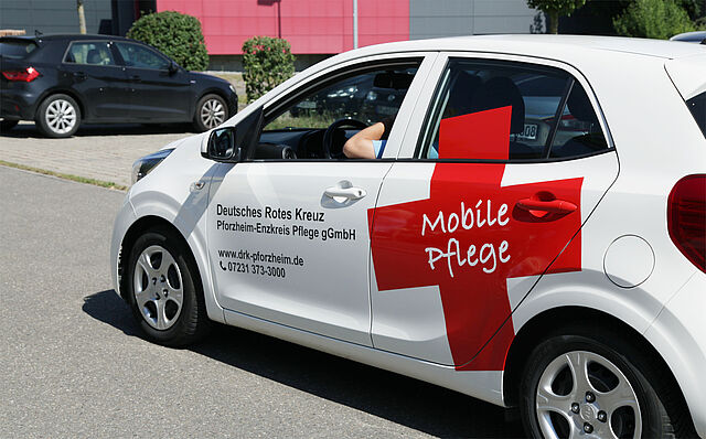 Auto des Ambulanten Pflegedienstes